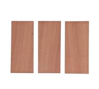 Fictory 3PCS Sapele Wood Guitar Veneer - Vintage Look, Durable Repair & Decor Solution, Ideal for DIY & Luthiers