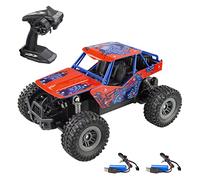 Fictory 4WD Remote Control Car, Conquer Rough Terrains, Durable Alloy Shell, Long Battery Life, 1/18 Scale, 2.4G Signal, 40m Range