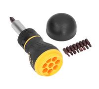 Fictory 9Pcs Ratcheting Screwdriver Set, Magnetic Head, 3 Ratchet Settings, Versatile Bits, Easy Repairs, Compact Tool Kit