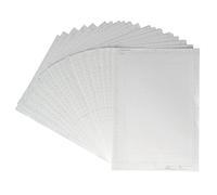 Fictory A4 Comic Drawing Paper 30 Sheets, Glue-Treated Scale Label Sketch Pad with mm Ruler Marks, Lightweight Portable Bleed-Resistant Paper for Manga Illustration, Non-Toxic for Artists