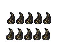 Fictory Acoustic Guitar Pickguard, Butterfly Design, Scratch Protection, 10Pcs Set, Durable PVC, Easy Installation, Fits 40in 41in, Enhance Aesthetic Appeal