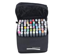 Fictory Acrylic Paint Pens 60 Colours Double Headed Marker Set, Soft Nib Applicators for DIY Art, Water Based Non Toxic Pigment Ink, Fine & Broad Tips for Porcelain, Ceramic, Canvas, Fabric