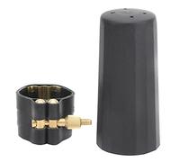 Fictory Alto Saxophone Mouthpiece Kit, Durable PU Leather, Prevents Chipping, Gift-Ready