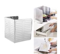 Fictory Anti Splatter Shield Guard, Cooking Frying Pan Oil Splash Screen Kitchen Cover Gas Stove Anti Splatter Shield Guard Protects Skin from Burns Keeps Kitchen Clean Printing Vegetables