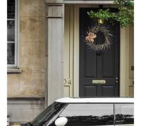 Fictory Artificial Lavender Wreath 50cm, Handcrafted Spring Summer Door Wreath for Front Door, Indoor Outdoor Wall Decor for Home Wedding Party