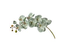 Fictory Artificial Phalaenopsis Orchid, 9 Stems Silk Cloth Flowers with Foldable Stems, 104cm Tall Green Floral Arrangement for Home Wedding Office Decor