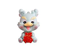 Fictory Blue Lucky Dragon Bobblehead, Cute Nodding Figure for Car Dashboard Home Desk Office Decor, 2024 Year of the Dragon Gift