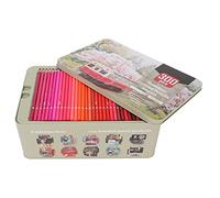 Fictory Coloured Pencils Set 300 Colours Oily Core Round Penholder Storage Box Non-Toxic For Art Painting Sketch Adult Colouring