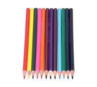 Fictory Colouring Pencils Pre Sharpened Set 12 Colors Rich Vibrant Wax Beech Wood Durable Sketching Drawing Graffiti Art Supplies