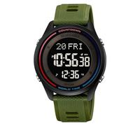 Fictory Digital Watch, Backlight & World Time, Never Miss Alarms with Stopwatch, 50M Water Resistant for Travel & Sports, Unisex Design