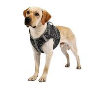 Fictory Dog Harness with Control Handle, Reflective Walking Vest for Medium Large Dogs, Army Green