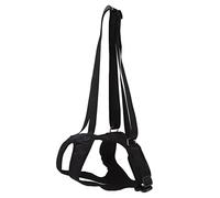 Fictory Dog Hind Leg Support Sling, Adjustable Fleece-Lined Mobility Aid for Elderly, Injured & Arthritic Dogs, Large, Black