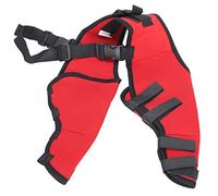 Fictory Dog Leg Brace for Injury Recovery & Joint Support, Canine Rear Hock Protector for Dogs, 2 Pack - Medium, Red Colour