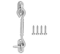 Fictory Door Eye Latch Set 201 Stainless Steel for Secure Sliding Barn & Gate Doors