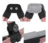 Fictory Double Guitar Stand - Adjustable Folding Holder for Acoustic, Electric, Bass, Violin, Portable and Durable Design