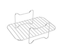 Fictory Fryer Stainless Steel Rack, Multi Purpose Cooking & Baking, Fits Ninja Foodi DZ201 401, Enhance Airflow, Durable Fryer Accessories, Easy Cleanup