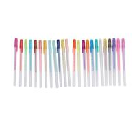 Fictory Gel Ink Pens 24 Colours, 1.0mm Fine Tip 3D Painting Set for Art Graffiti Crafts on Paper Wood Glass Ceramic, Non-Toxic Reflective Gloss Creative Drawing Kit for Beginners Gift