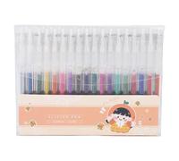 Fictory Glitter Gel Pens 36 Colors Set, Metallic Shimmer Markers with Safety Clip, Sparkle Fine Point Pen Kit for Scrapbooking Craft Supplies, Non-Toxic Colouring Drawing Writing, Ideal Creative Gift