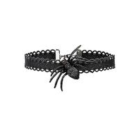 Fictory Glow in The Dark Spider Web Headband with Glowing Eyes, Adjustable Halloween Hair Accessory for Adults and Kids, Creepy Costume Party Decor