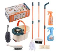 Fictory Kids Cleaning Set - Fun Toddler Housekeeping Toys with Broom, Mop, Bucket - Safe, Durable, Engaging Play for Boys and Girls