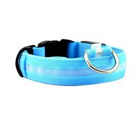 Fictory LED Dog Collar USB Rechargeable Waterproof High Visibility Light for Small Medium Large Dogs, Nylon