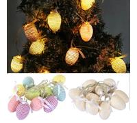 Fictory LED Easter Egg Lights, Battery Operated Easter Light String with Colorful Eggs, Party Decoration for Easter Bunny, Spring Festival, Indoor Outdoor Holiday Decor
