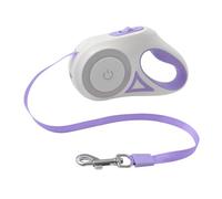 Fictory LED Retractable Dog Lead with Touch Control RGB Colour Lights for Small, Medium & Large Dogs with Ergonomic Handle