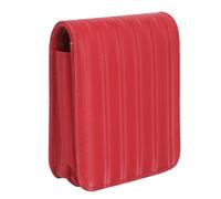 Fictory Lipstick Bag PU Waterproof Travel Case with Mirror, Compact for Cosmetics