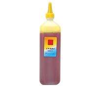 Fictory Marker Refill Ink 200ml Lemon Yellow - Oil-Based Permanent Replenishing Liquid for Poster Pens, Durable Waterproof Colourant for Art & Craft Supplies