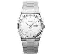Fictory Men's Quartz Watch, 30M Water Resistant, Precision Timekeeping, Elegant 3D Metal Markers, Durable Stainless Steel Bracelet, Scratch-Resistant Glass, Affordable Style