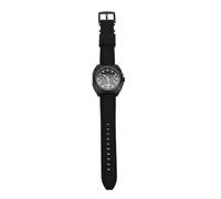 Fictory Men's Quartz Watch - Multifunctional Chronograph, Water Resistant, Silicone Strap, Stylish Design, Luminous Date Feature, Perfect for Business and Casual Wear, Black