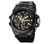 Fictory Men's Sports Watch - Dual Time, Backlight, Stay Organized with Stopwatch & Alarm, Durable and Stylish, 3ATM Water Resistant for Everyday Use