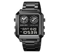 Fictory Men's Sports Watch, Dual Time & Chronograph, Never Miss a Moment with Countdown & Alarm, 30M Water Resistant, Luminous Display for Night Vision