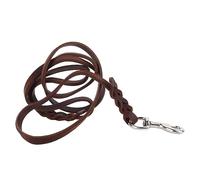 Fictory Pet Lead Faux Cowhide 5.2ft for Canine Walking & Training - Durable, Soft, Secure Traction Rope, Fashionable Design