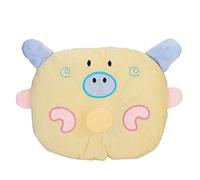 Fictory Pig Shape Cat & Dog Pillow with Cervical Support for Puppies & Kittens, 30.5cm Yellow Colour