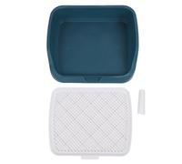 Fictory Puppy Training Tray with High Splash Guard for Small Dogs, Indoor Pet Loo, Blue