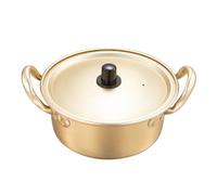 Fictory Ramen Pot, Korea Style Noodle Cooker, Double Handle Aluminum, Quick Cooking for Home, Dorm, Camping, Affordable Quality