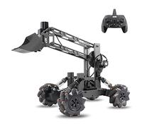 Fictory RC Bulldozer Toy, 4WD Remote Control, Boosts Creativity, Durable Alloy Build