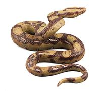 Fictory Realistic Python Snake Toy, Flexible Fake Rubber Snake for Halloween Decorations, Pranks, and Pet Play, Non-Toxic Durable Plastic Animal Model