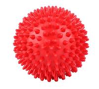 Fictory Red Spiky Massage Ball, Pain Relief, Muscle Recovery, 9cm Portable Fitness Tool