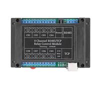 Fictory Relay Module 8 Channel, Compatible with Home Automation, Internal Circuit Protection, Affordable DC12V Control Board with Shell