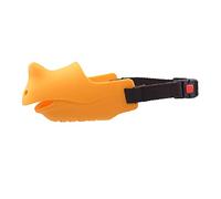 Fictory Silicone Dog Muzzle Breathable Anti-Biting Guard for Dogs, Size L, Yellow Colour
