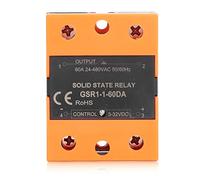 Fictory Solid State Relay for Efficient Power Control, DC 3-32V to AC 24-480V, Easy Install