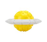 Fictory Squeaky Dog Ball Toy, Bite Resistant for Tooth Cleaning, for Small Medium Large Dogs, Yellow Colour