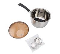 Fictory Stainless Steel Saucepan 18cm, Rapid Heat Milk Pan, Prevent Scalding, Thickened Single Handle Cooking Pot, Versatile Soup Pot for Quick Meals