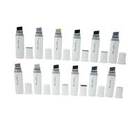 Fictory Wide Tip Markers Refillable Ink Alcohol Paint Marker, 12 Pieces Gray Series, Even Inking Wear Resistant Nib, Large Ink Volume Cotton Core, Non-Toxic, for Paper, Plastic, Wood, Metal, Glass