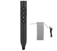 Fictory Wireless Presenter, 2.4GHz PPT Clicker with Red Laser, Long Range, USB Rechargeable, Compatible with Windows/Android/Linux, Perfect for Teaching, Speeches, and Conferences