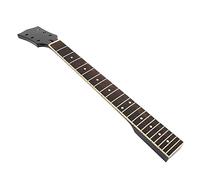 Fictory Wooden Guitar Neck, Comfortable Grip, Durable Maple, Smooth Surface, Perfect Replacement for Folk Guitar, Enhance Sound Quality, 22 Frets, Black and White Design