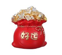 Fictory Year of the Dragon Bobblehead, Cute Fortune Loong Nodding Figure, Car Dashboard Desk Decor, Chinese New Year Ornament with Auspicious Bag