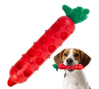 Fida 2-in-1 Puppy Teething Toys, Natural Rubber Chew Toys for Dogs to Keep Them Busy & Plush Toys with Crinkle Leaves, Interactive Dog Toys for Small Medium Breeds and Puppies.(Chilly)